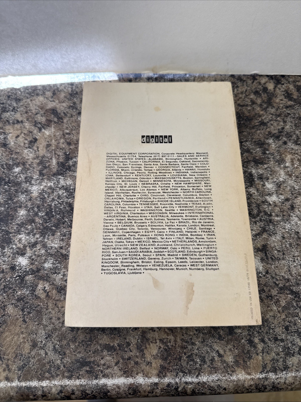 Vintage Digital VAX11 Architecture Handbook 1979 Programming Manual