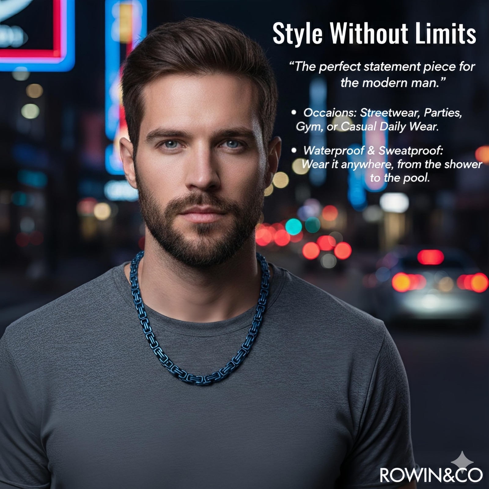 ROWIN&CO 4mm/6mm/8mm Chunky 𝐁𝐲𝐳𝐚𝐧⻑