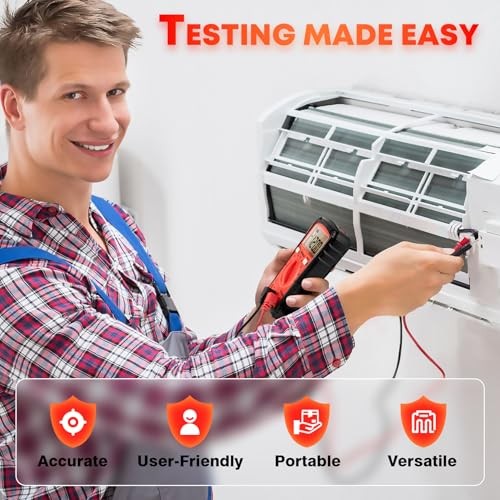 Multimeter Tester, 4000 Counts Multimeter with Capacitor Tester | Digital