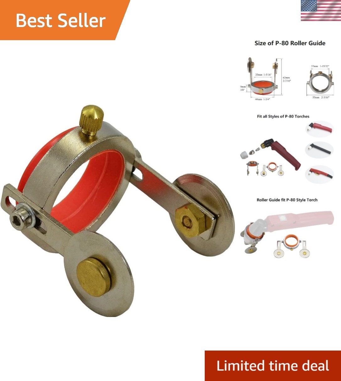Compact and Reliable P80 Wheel Spacer for Maximum Cutting Thickness of 40MM