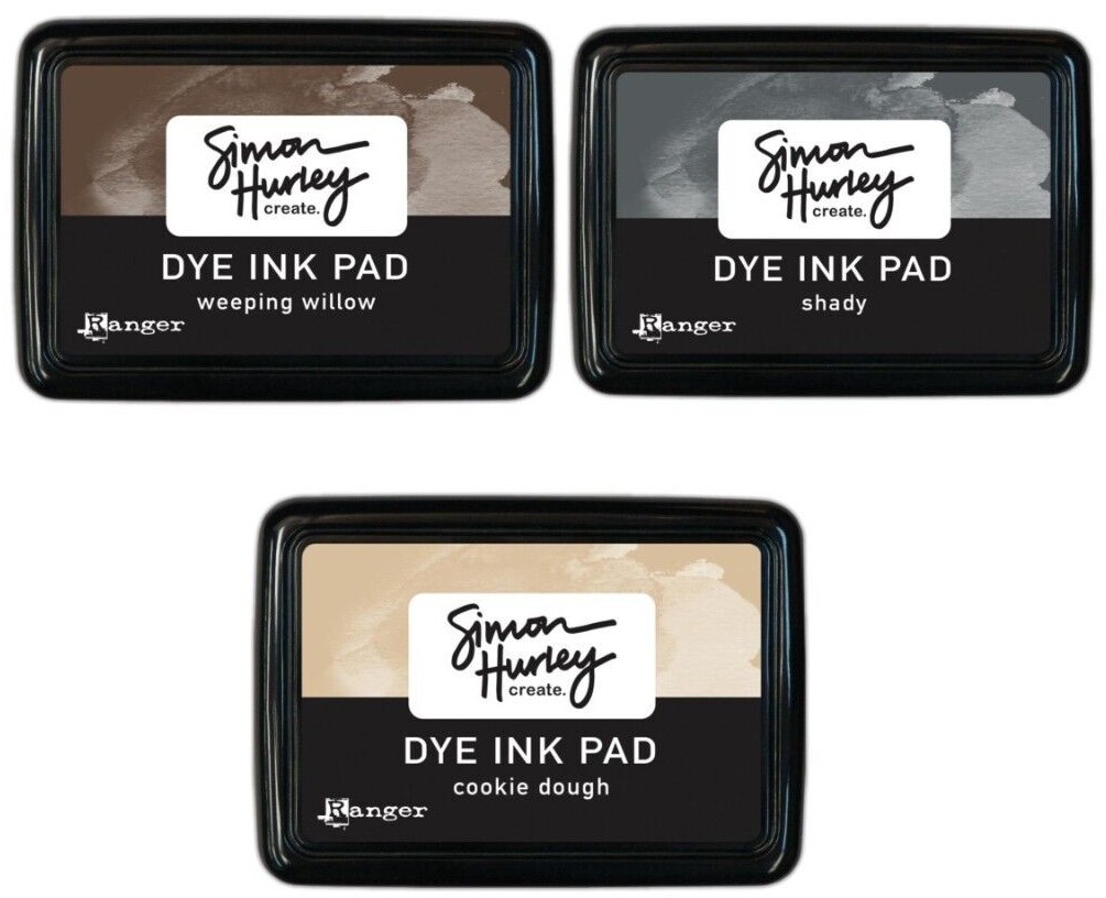 Ranger Simon Hurley Create. Dye Ink Pad (NEW COLORS) 3 ink pads 2022 Release