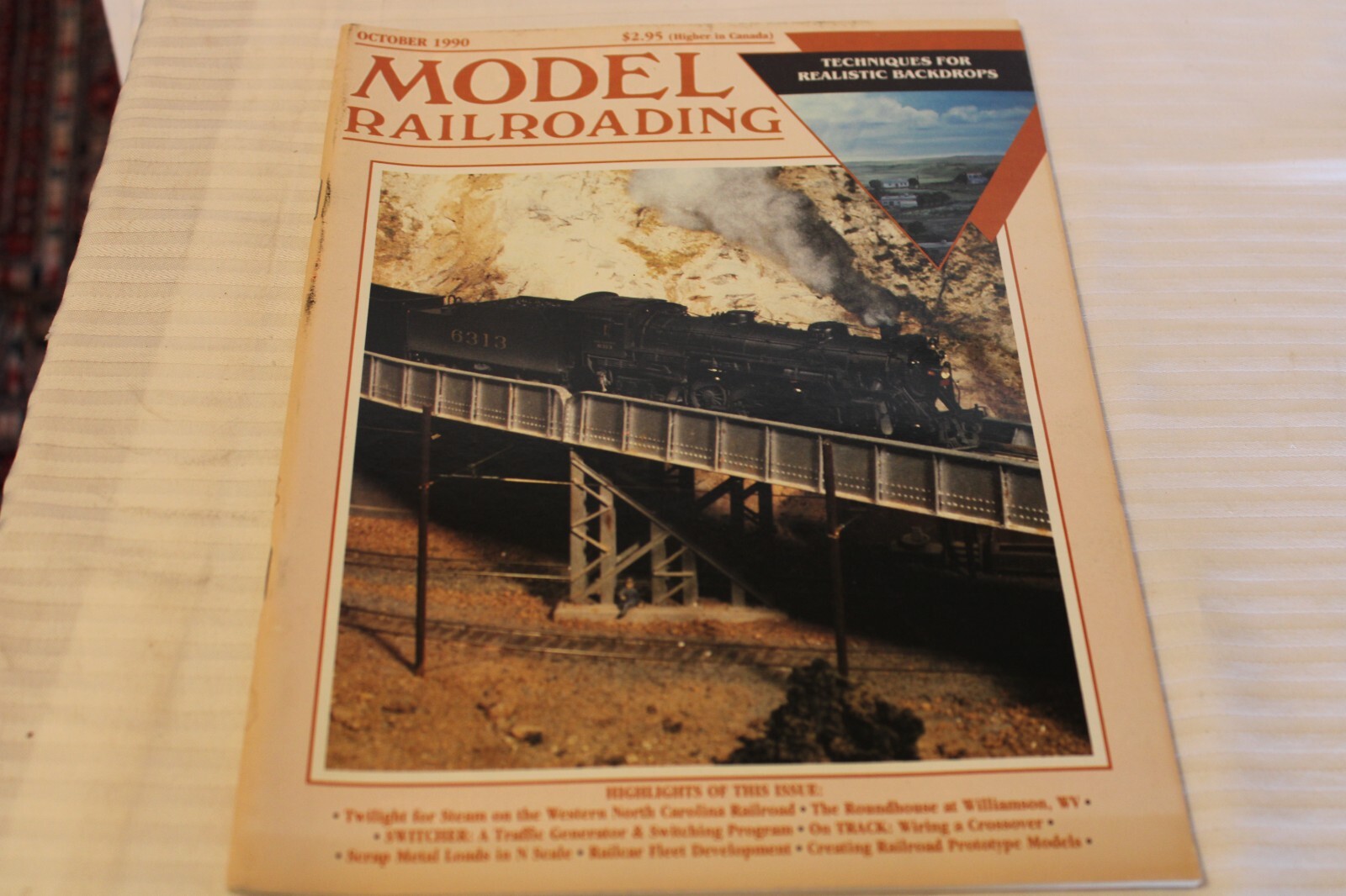 Model Railroading Magazine, October 1990 Issue