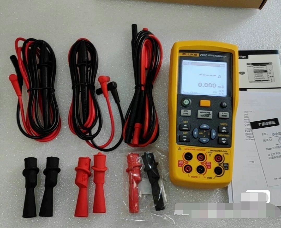 Fluke 712C Temperature Calibrator, RTD Types/Resistance