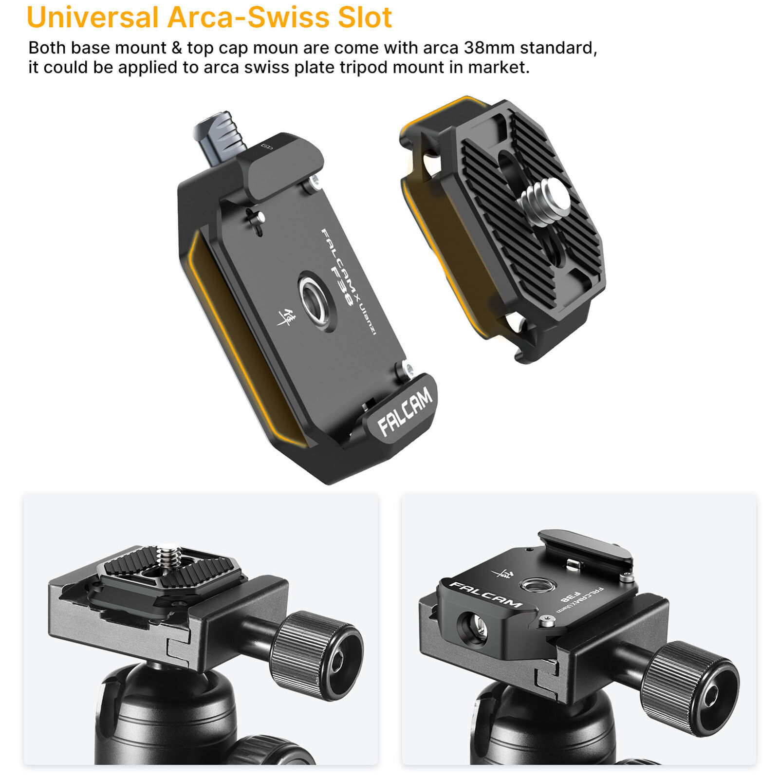 FALCAM F38 Quick Release System with Quick Release Base Mount 2268