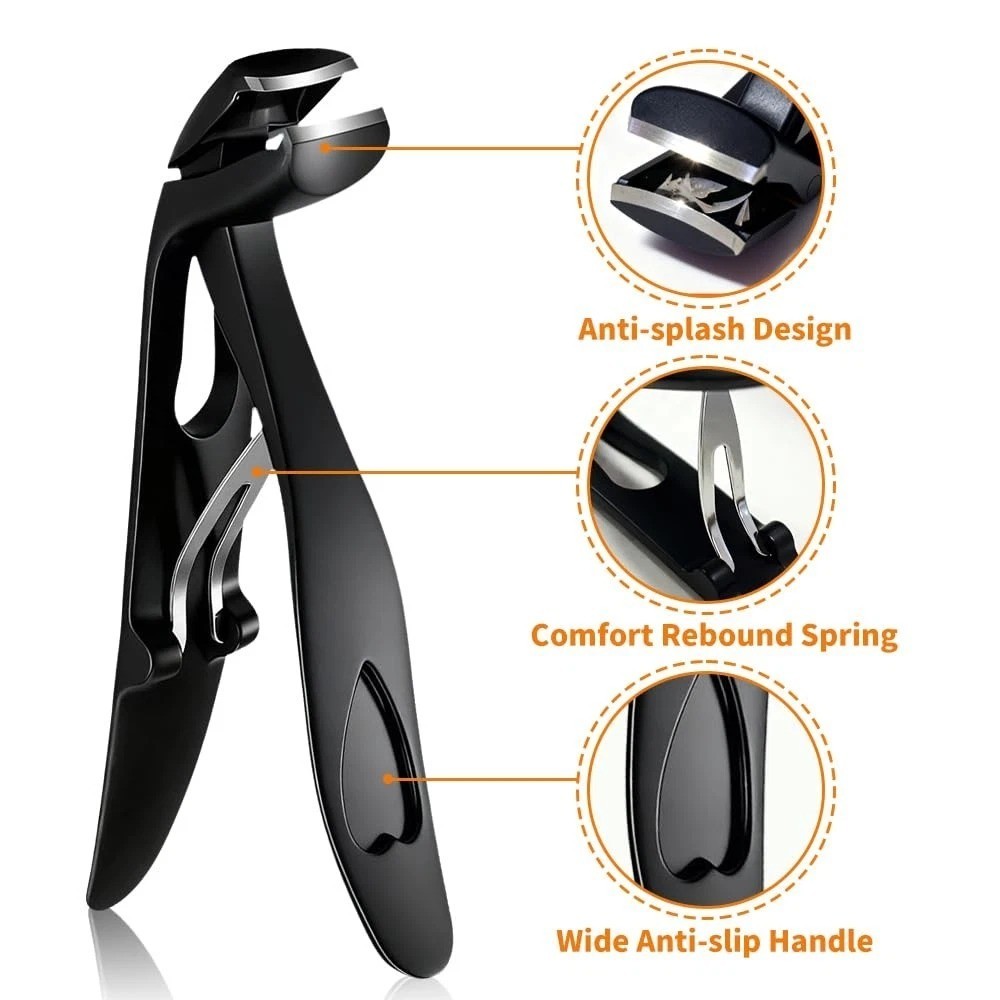 Long Handle Toenail Clippers for Seniors – Sharp Angled Head Thick Nails