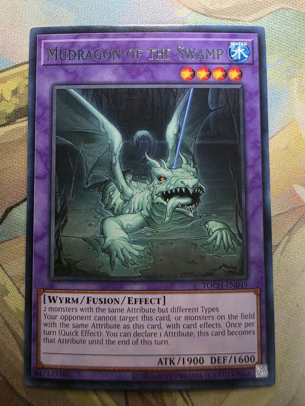 Yugioh! Mudragon of the Swamp - Unlimited- TOCH-EN049 Rare (NM