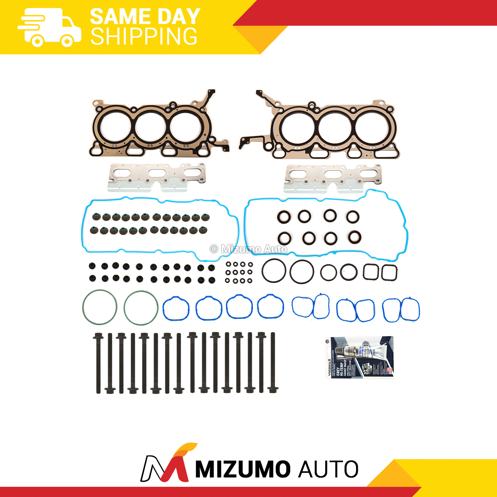 Head Gasket Bolts Set Fit 09-12 Ford Edge Flex Lincoln MKS MKZ 3.5L DOHC 24v