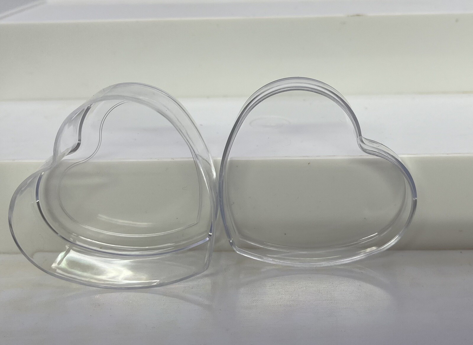 12 New Clear Trinket Boxes 2 1/2” X 2”