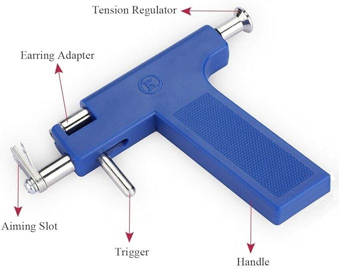 Ear Piercing Gun Tool Professional Ear Body Pierce Piercing Gun Reusable Tools