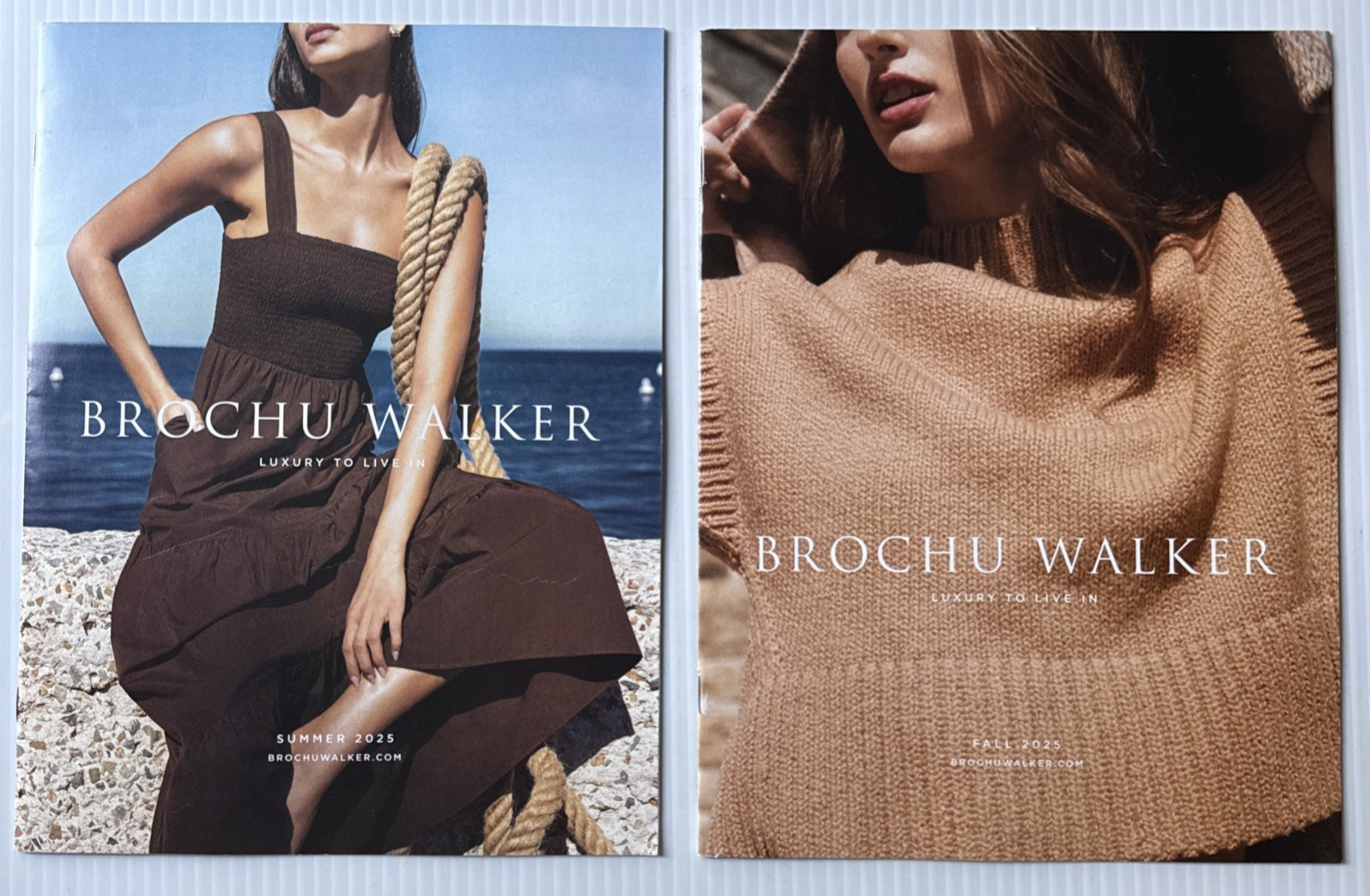 2 Brochu Walker Catalogs  Luxury Womenswear Clothing Summer & Fall 2025