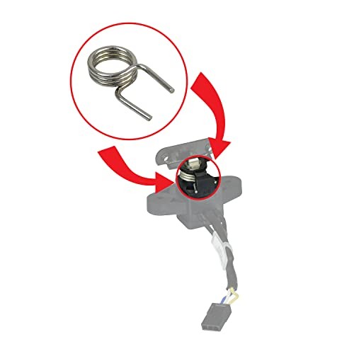 Universal Throttle Pot Torsion Spring for Mobility Scooters (Style A) -