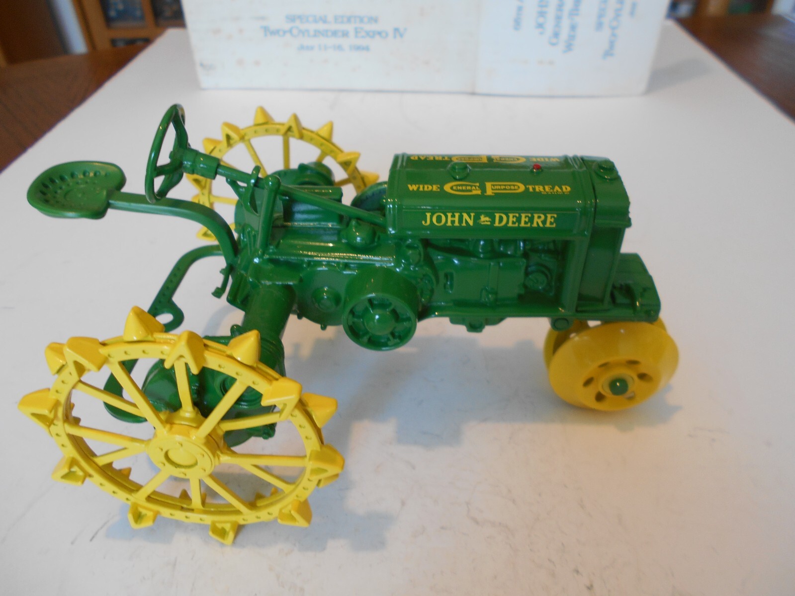 Ertl 1:16 1929 John Deere GP Wide-Tread Tractor 65th Ann. 2 Cylinder Expo IV