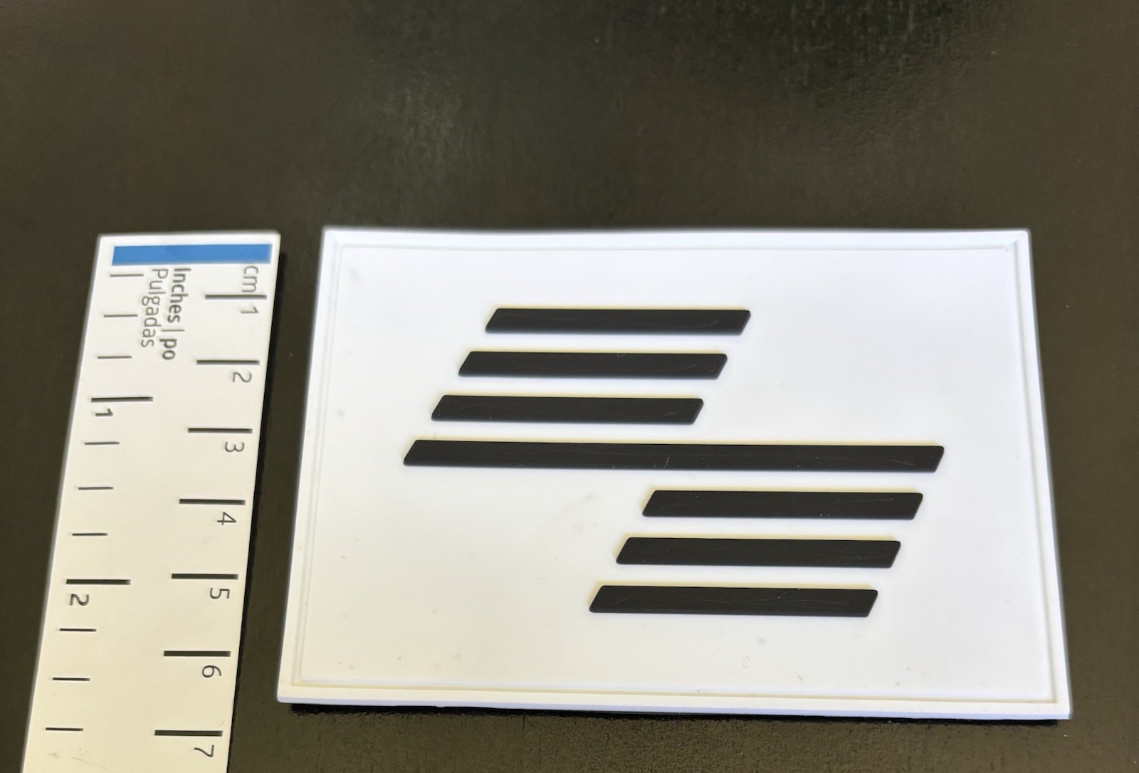 HYROX Patch Hook (White W/ Black Stripes