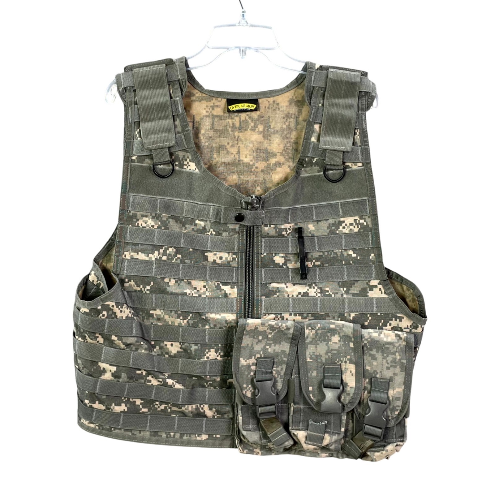 Spec-Ops Over-Armor Tactical Vest Mens ACU Digital Camo Grid-Lok LBE Army Combat