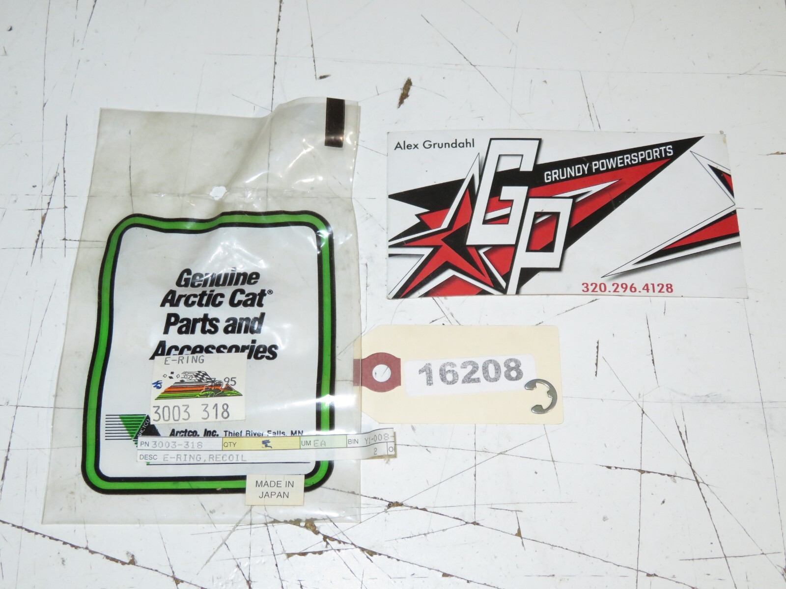 Arctic Cat - New OEM Recoil E-Ring Qty 1	3003-318