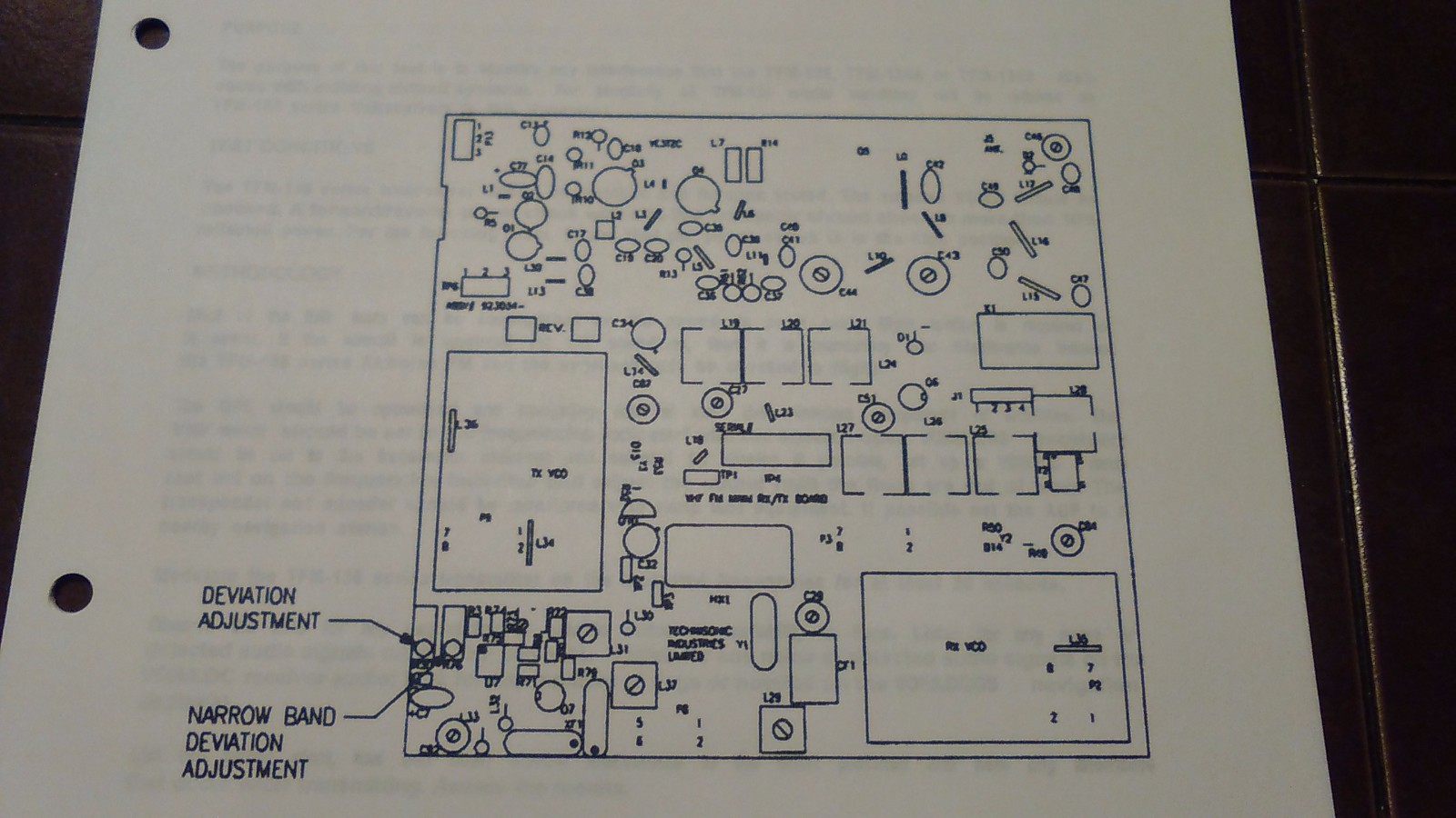 Technisonic VHF FM Model TFM-138 Install & Operator's Manual