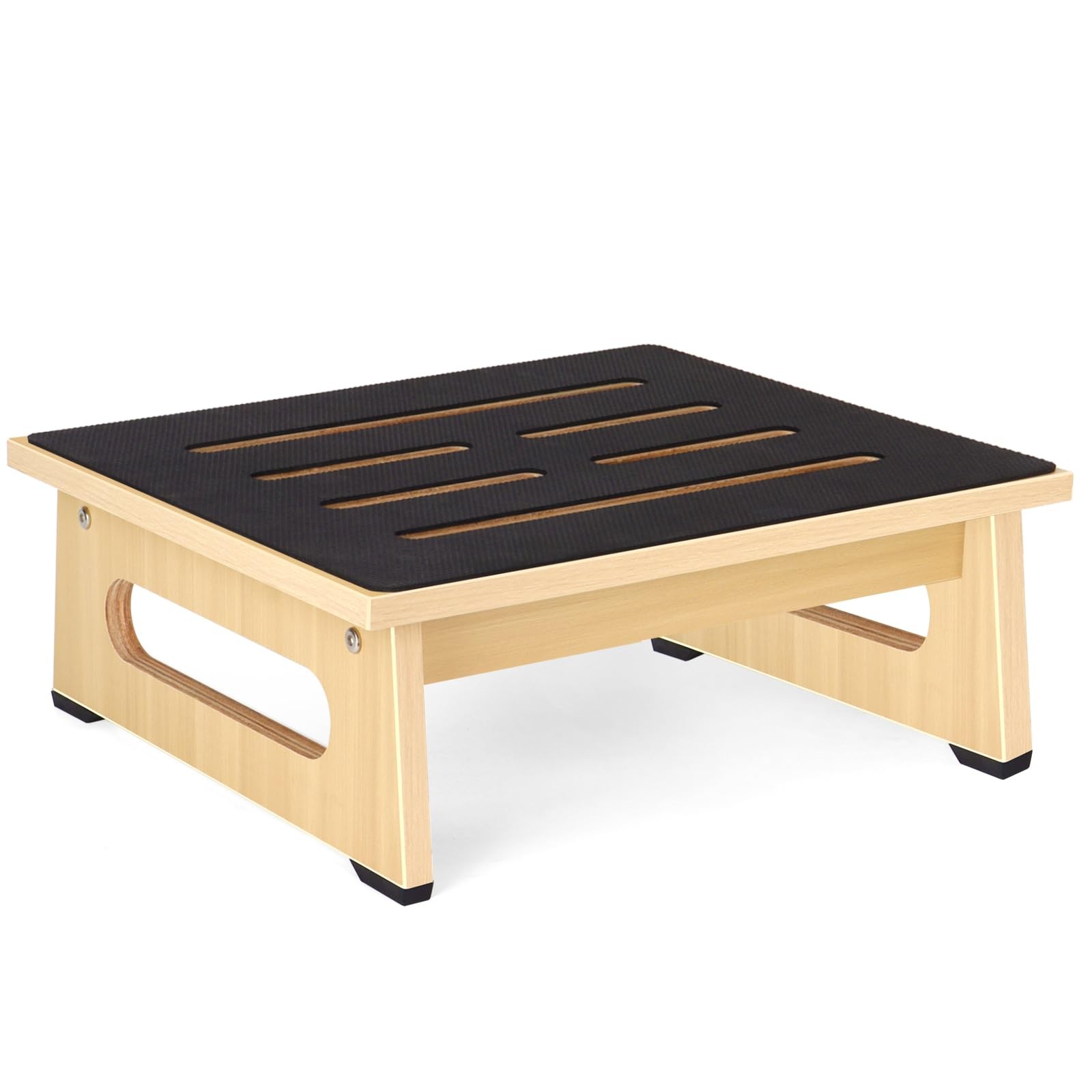 Step Stool Adults Seniors 5.5" Non-Slip Heavy Duty Wooden Bed Kitchen Bathroom