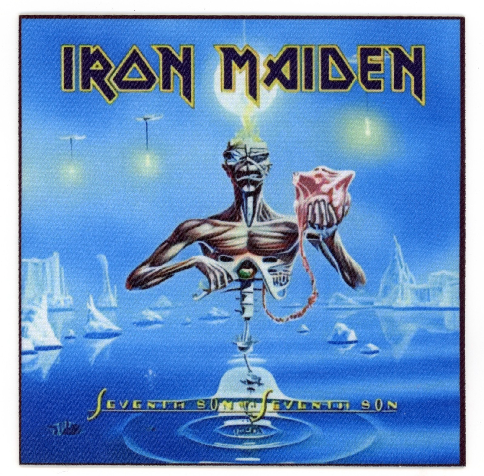 Iron Maiden Seventh Son of a Seventh Son Album Cover Patch – Iron-On Sew-On Rock