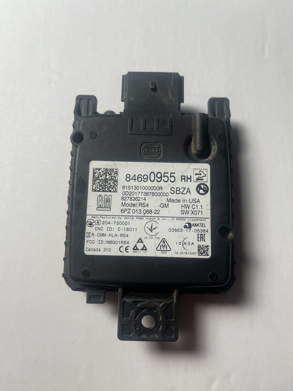 2019-2021 Chevrolet Blazer Blind Spot Radar Sensor OEM 84690955