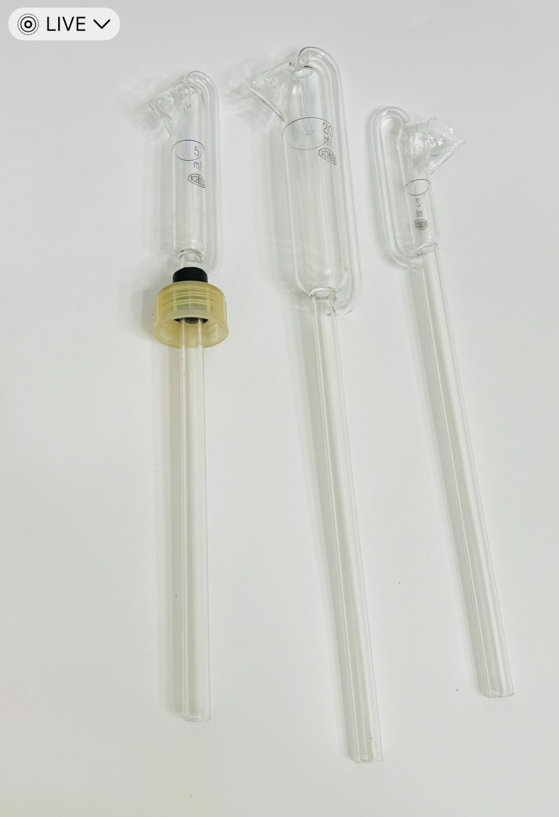 Lot of 3 Schuco Equalizing Addition Funnel