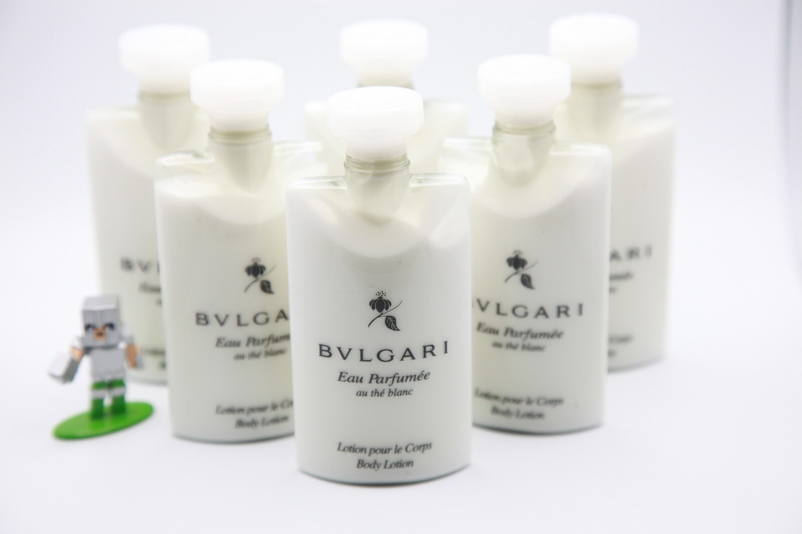 BVLGARI Eau Parfumée au Thé Blanc (white Tea) Body Lotion 75ml, Lot of 6 NEW