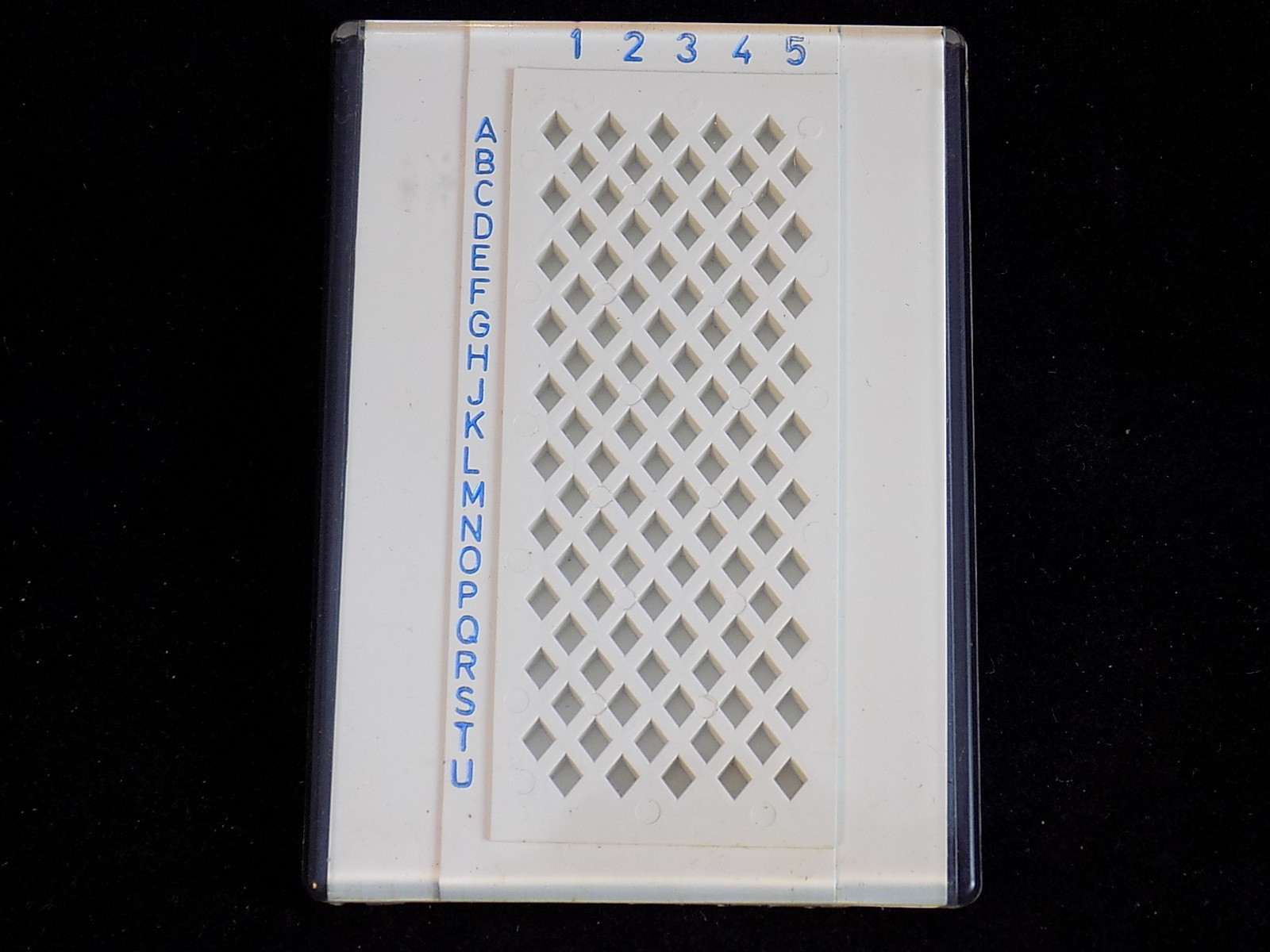 SPECIMEN GRID BOX LKB 100 grids Made in Sweden w/ sliding cover