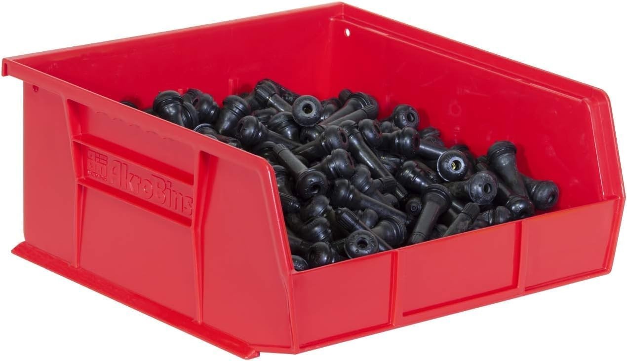 30235 Akrobins Plastic Storage Bins, Space-Saving Stackable Bins for Garage, Pan