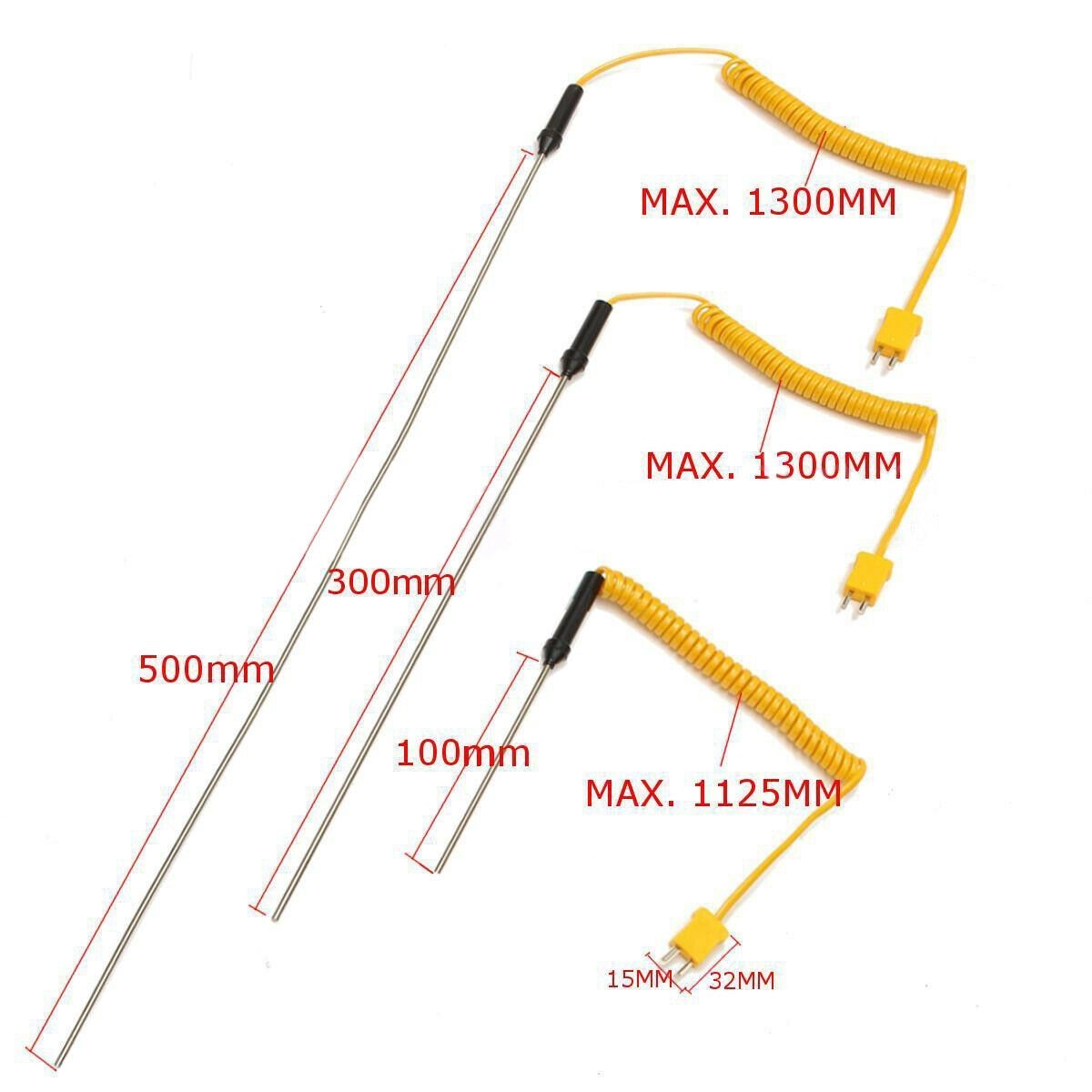 K Type Thermocouple Probe Sensor - 50?? To 1200?? Digital Thermometer Controller