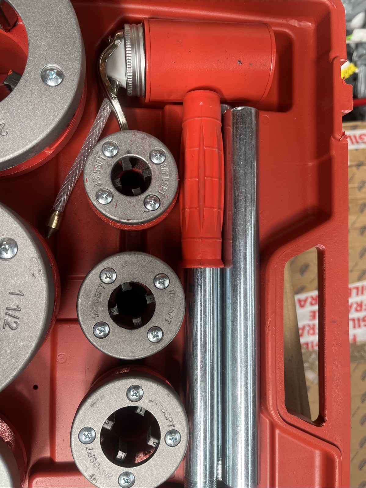 Sealey PTK992 Pipe Threading Kit 3/8"- 2"BSPT