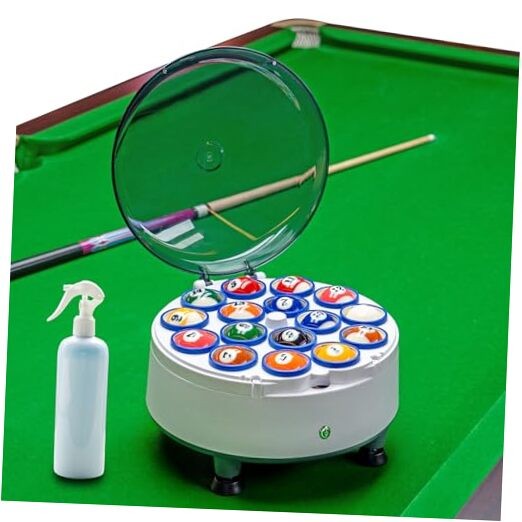 Pool Ball Cleaner Pool Ball Polishing Cleaning Machine Billiard White, Blue 1