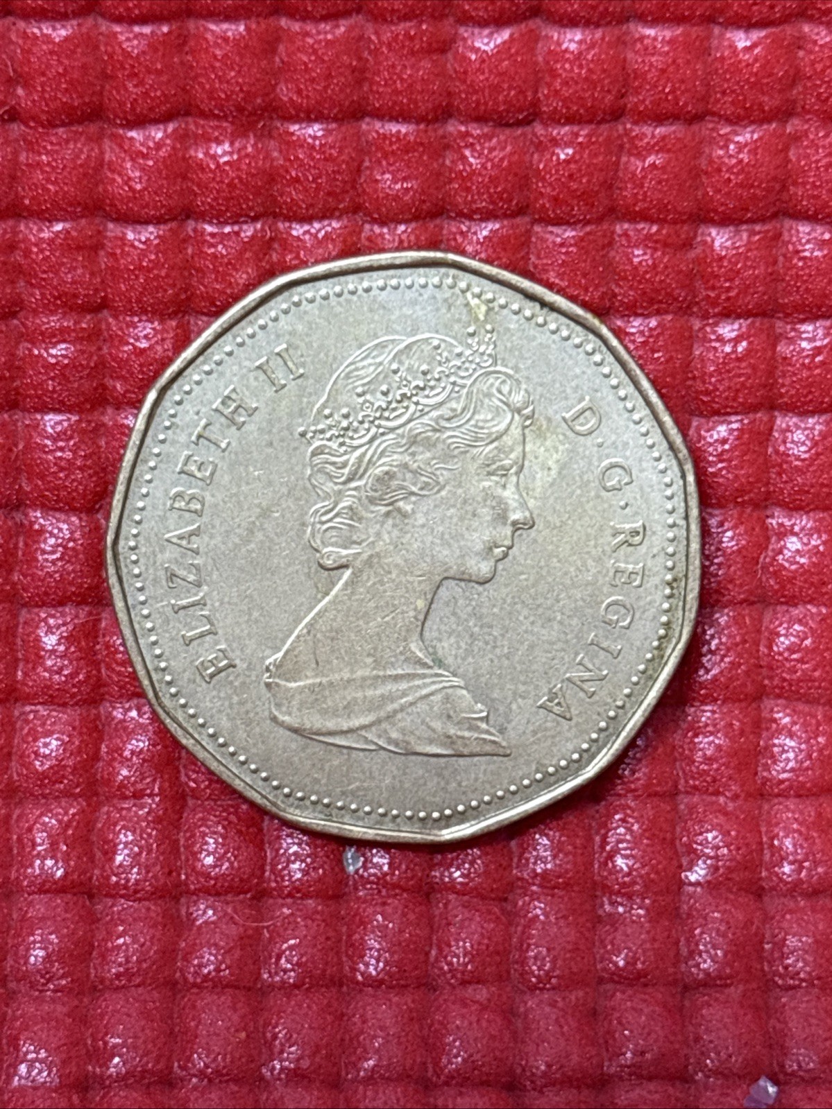 Canada 1 Dollar Coin 1987 Queen Elizabeth II As Pictured