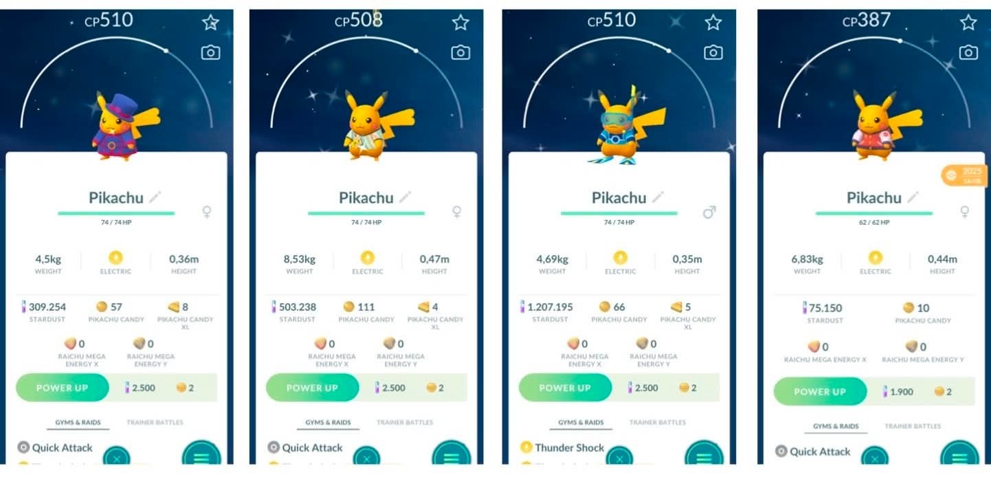 Pokémon Go - Shiny Pikachu Special Anniversary Celebration - Mini PTC/ Trade 20K
