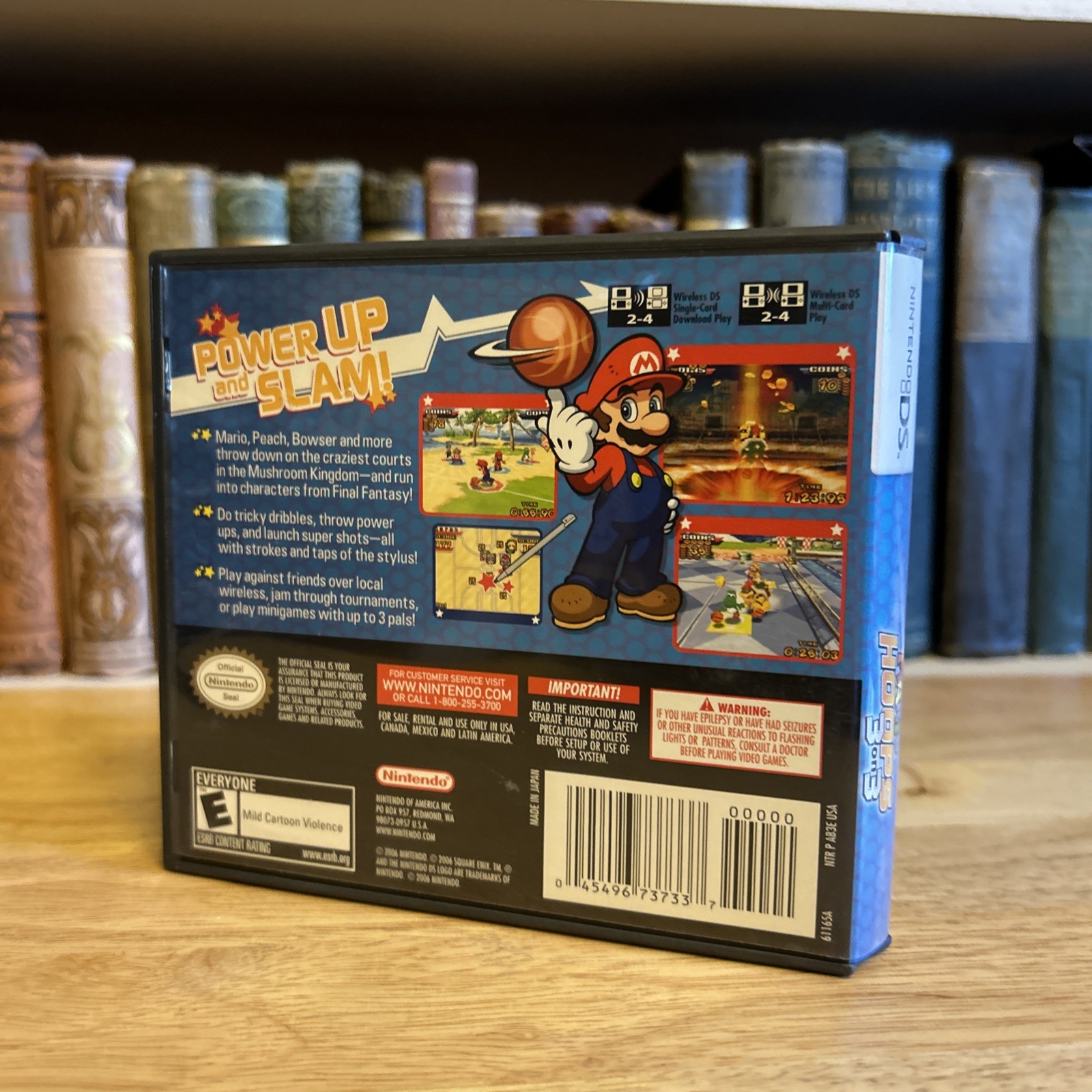 Replacement Case for Mario Hoops 3 on 3 Nintendo DS No Game