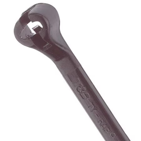 Ty-Rap Ty232mx Cable Tie, 8 In L, 2 In Max Bundle Dia., Black, Nylon 6/6, 18 Lb