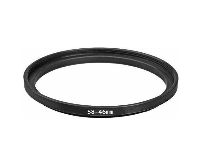 58mm-46mm Metal Step Down Lens Filter Ring Adapter (58 to 46mm)