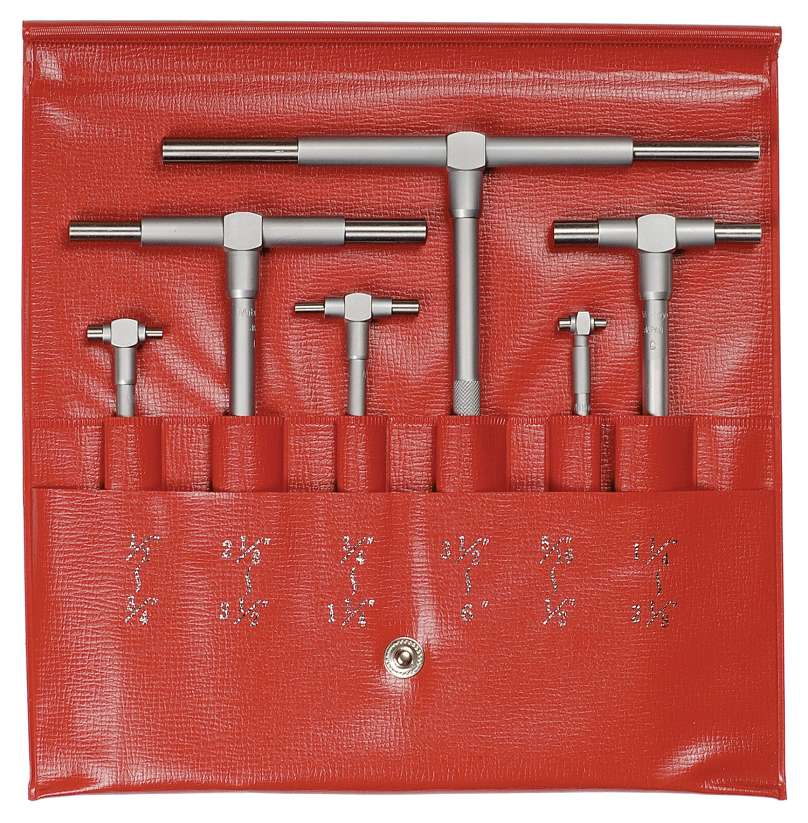 Mitutoyo 155-903 - 6 Piece Telescoping Gage Set .313 - 6"