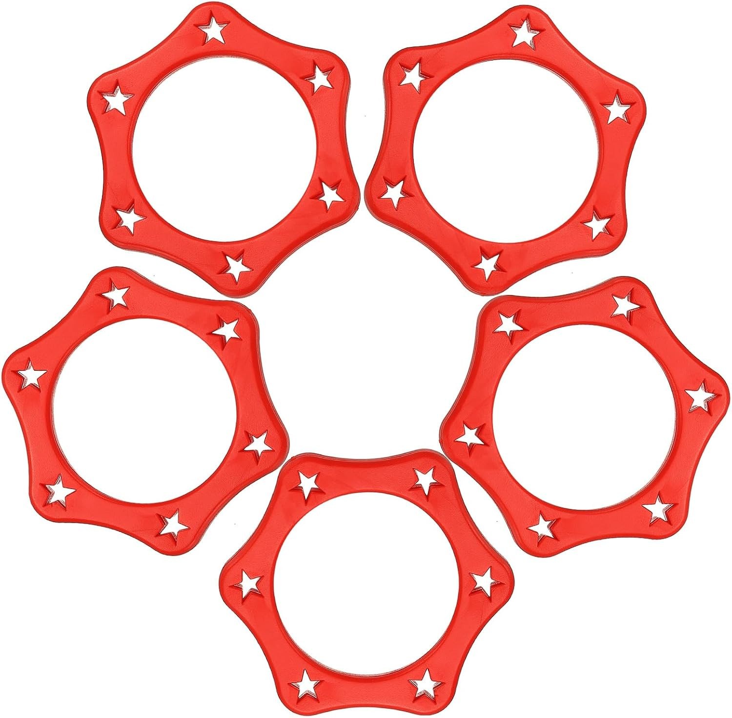 Microphone Anti-Roll Rings, Hexagonal Rubber Mic Rolling Ring - Fitting for (Wir