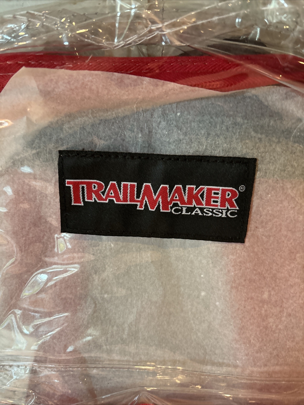 Trailmaker Classic Clear Backpack Red Concerts Sporting Events NWT NEW