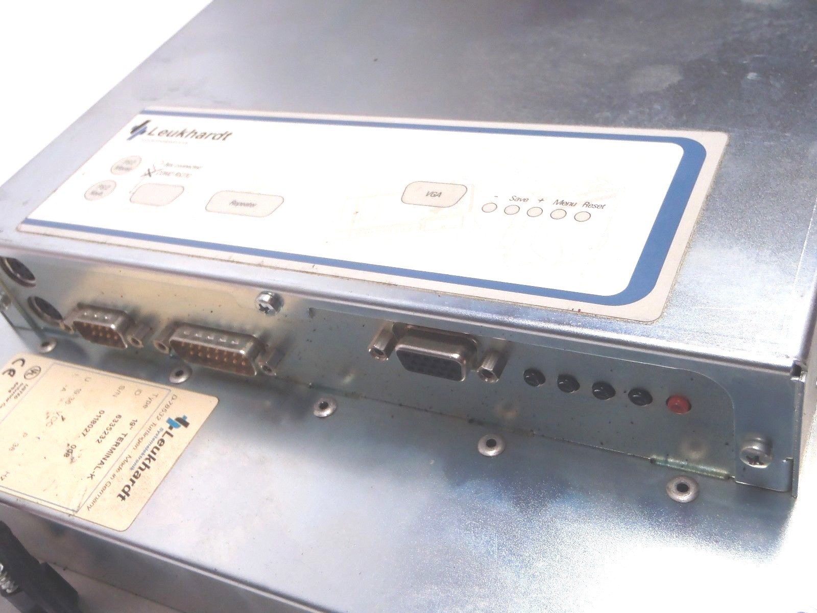 Leukhardt 6335232 Terminal-K VGA Interface Panel