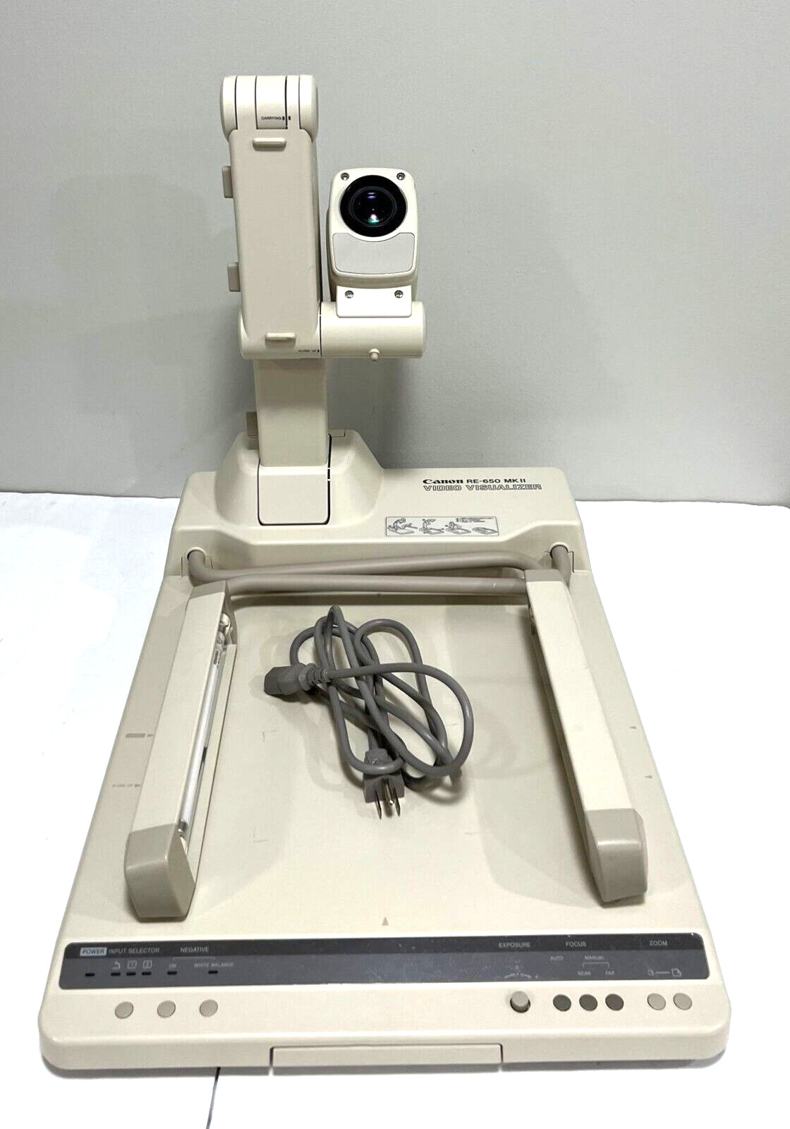 CANON RE-650 MKII VIDEO VISUALIZER DOCUMENT PROJECTOR