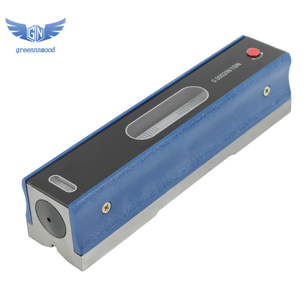 8" Master Precision Level in Fitted Wooden Box For Machinist Tool 0.0002''/10''