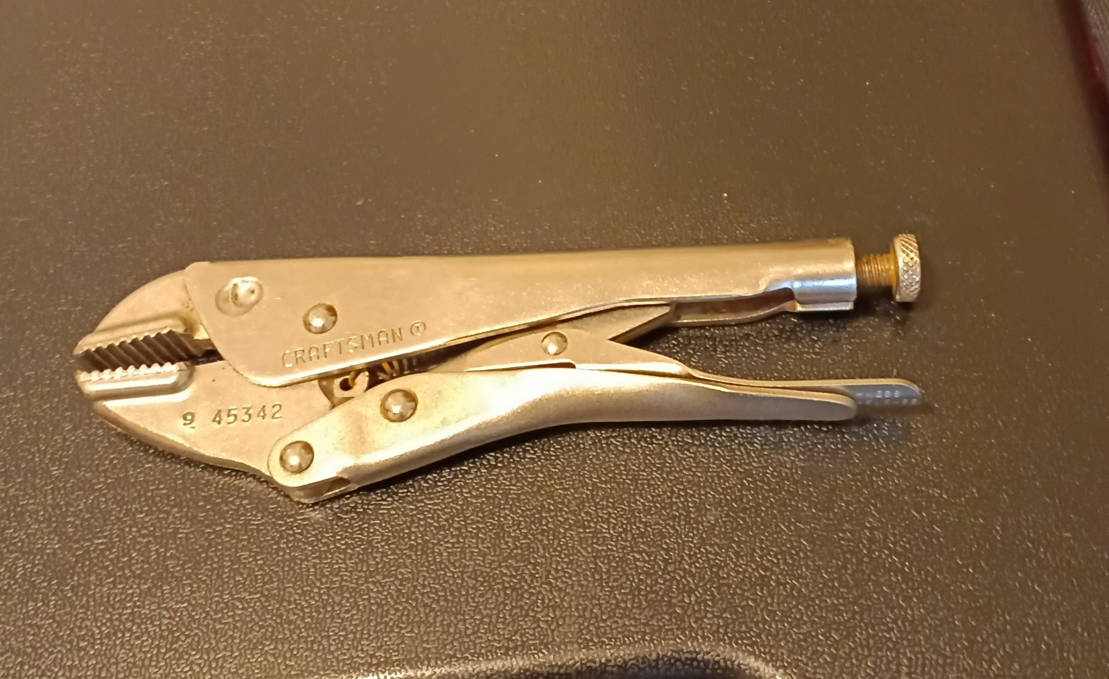 Vintage Craftsman Locking  7" Pliers # 9-45342 Made In U.S.A.