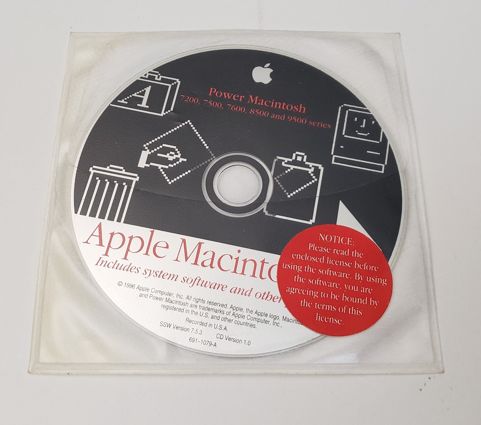 1994 & 96 Vintage Mac Software Apple Power Macintosh Performa 500 CD Version 1.0