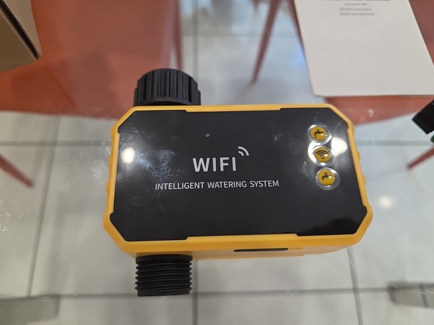 Solar WiFi Sprinkler Timer, Smart Outdoor Water Timer for Garden Hose with Rain