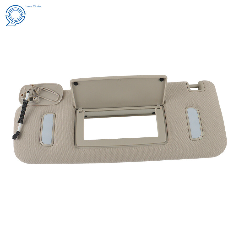 For Silverado Sierra Tahoe Yukon 2007-2014 Driver Left Side Sun Visor Gray