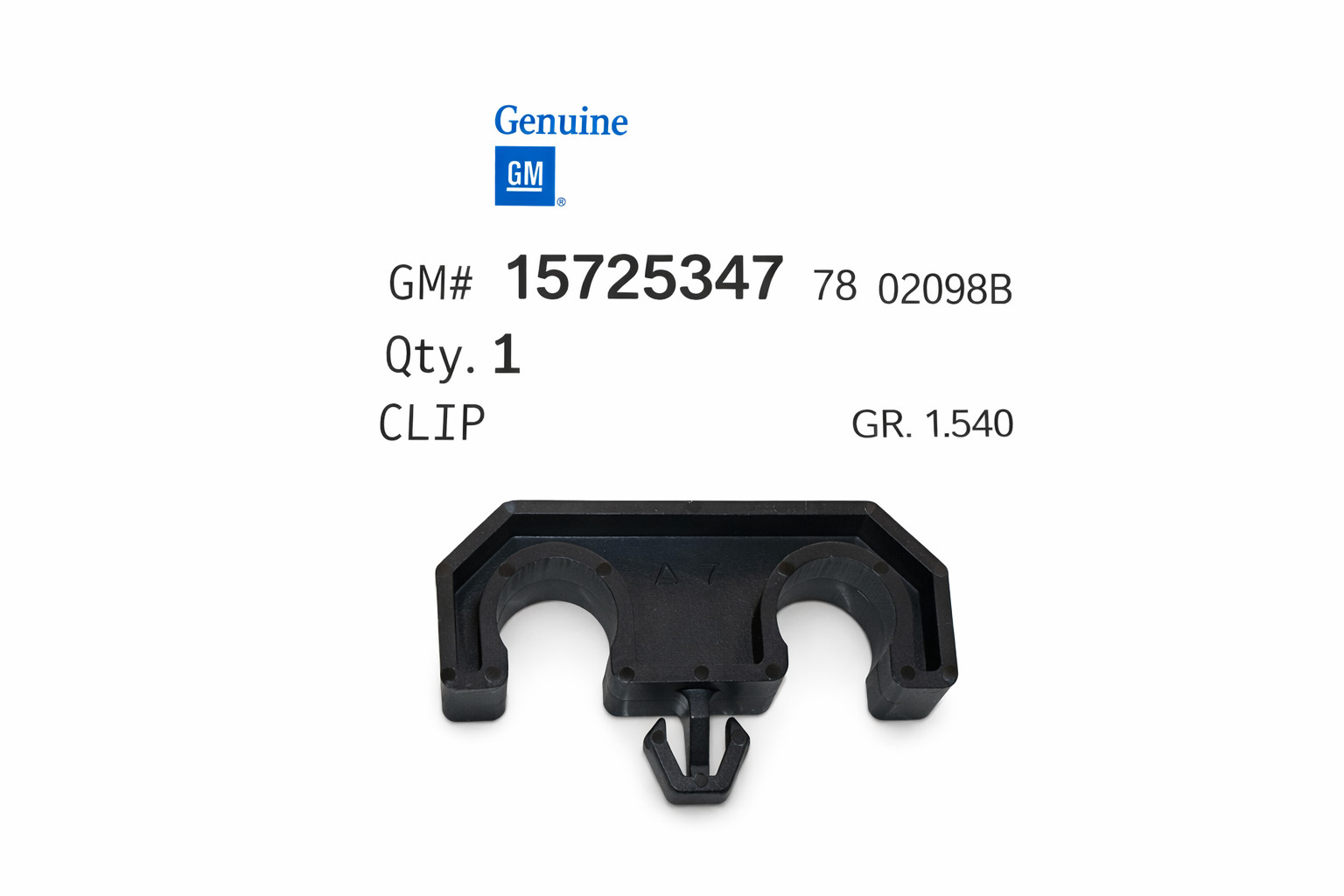New Genuine GM Engine Oil Cooler Hose Clip Retainer (1996-2000) OE 15725347