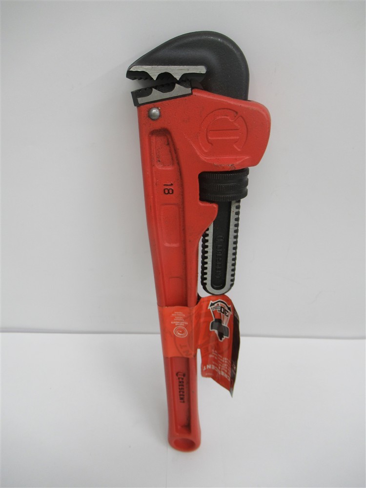 Crescent CIPW18, 18" Cast Iron K9 Pipe Wrench, 2-1/2" Capacity