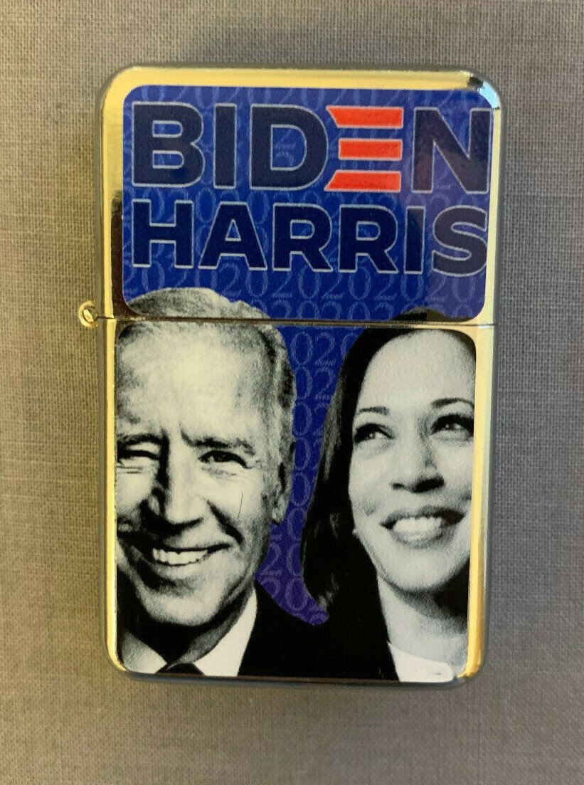 Biden & Harris 2020 D2 Flip Top Oil Lighter Windproof