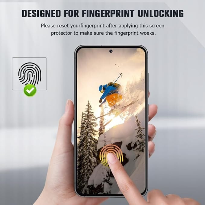 3-Pack Tempered Glass Screen Protector Full Coverage for Samsung Galaxy A54 5G