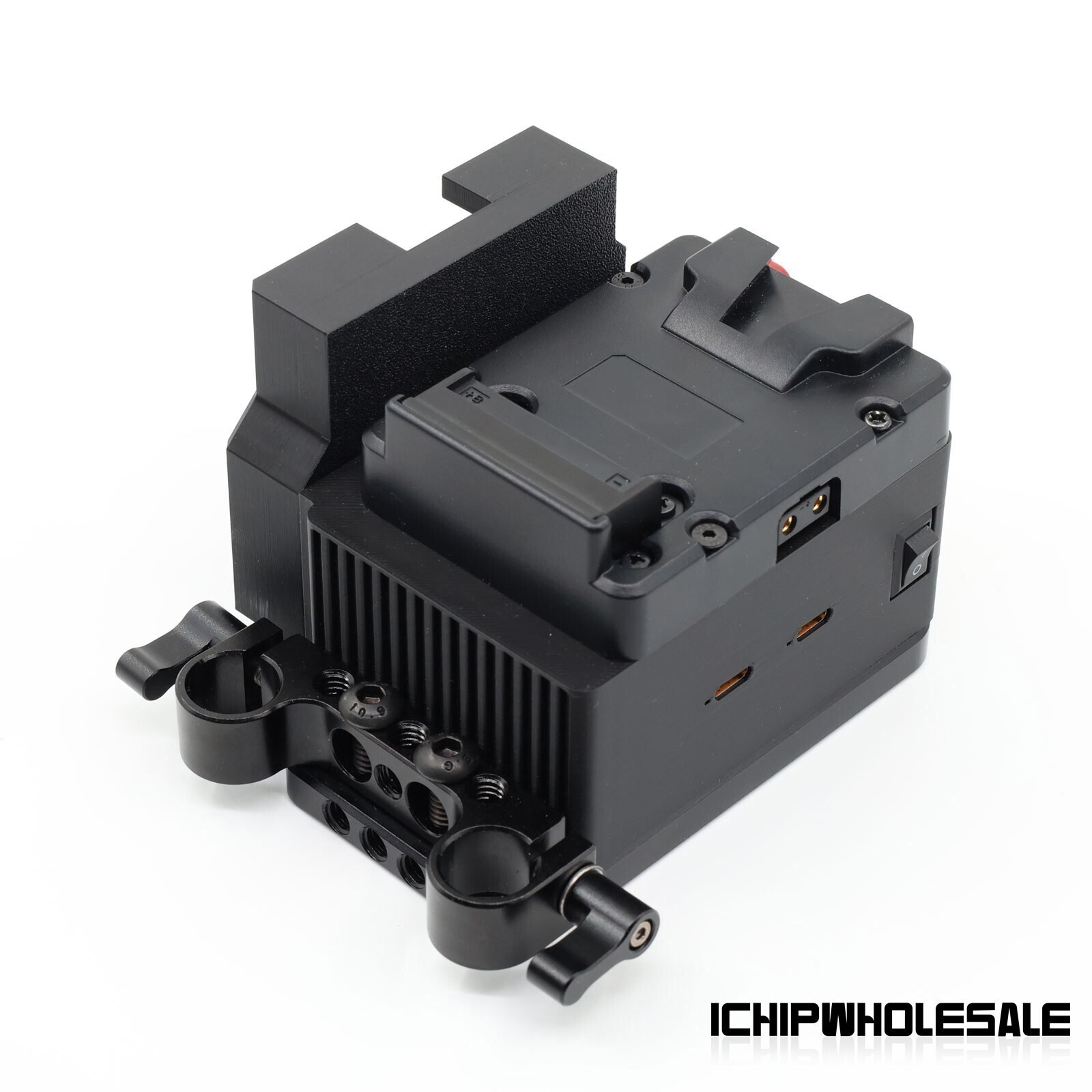 FusionRig Mini Expansion Module Cage V-Mount Battery Mounting System USB-C
